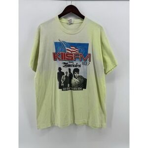 VTG 102.7 KISS FM Radio Station Shirt XL 4th of July '91 Americafest Rose Bowl